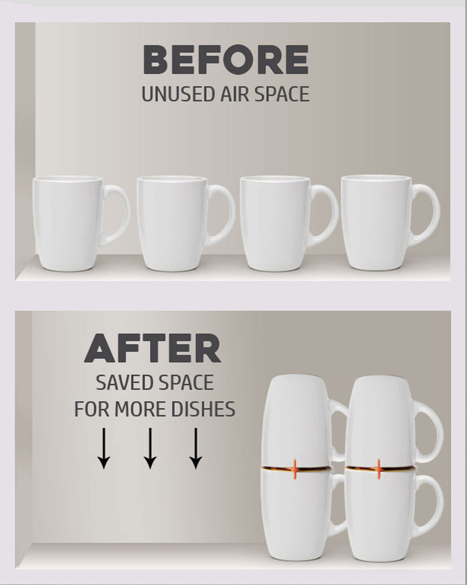 Expandable Coffee Mug Organizer For Kitchen Cabinets And - Temu