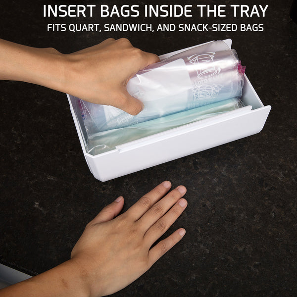 Ziplock Bag Dispenser - Under Cabinet