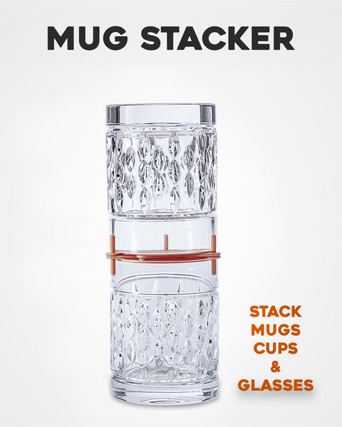 Coffee Mug Stacker Organizer Cup Glasses Holder