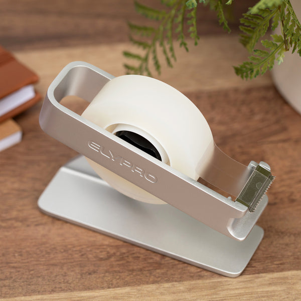 Elegant Tape Dispenser Silver