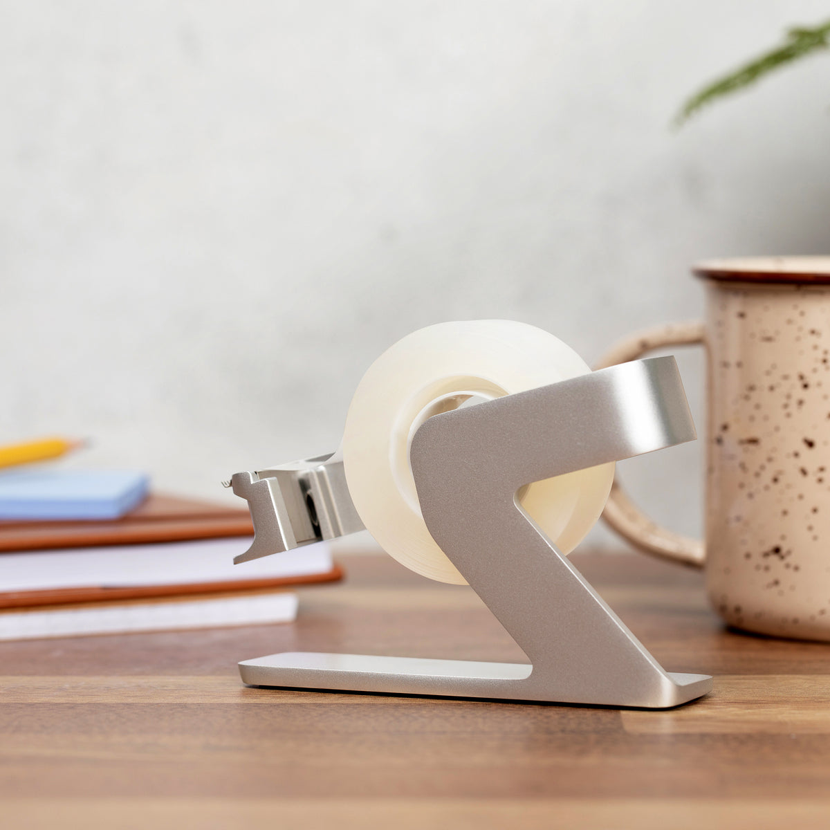 Modern Tape Dispenser – Sleek Desk Accessory in Black, White & Silver ...